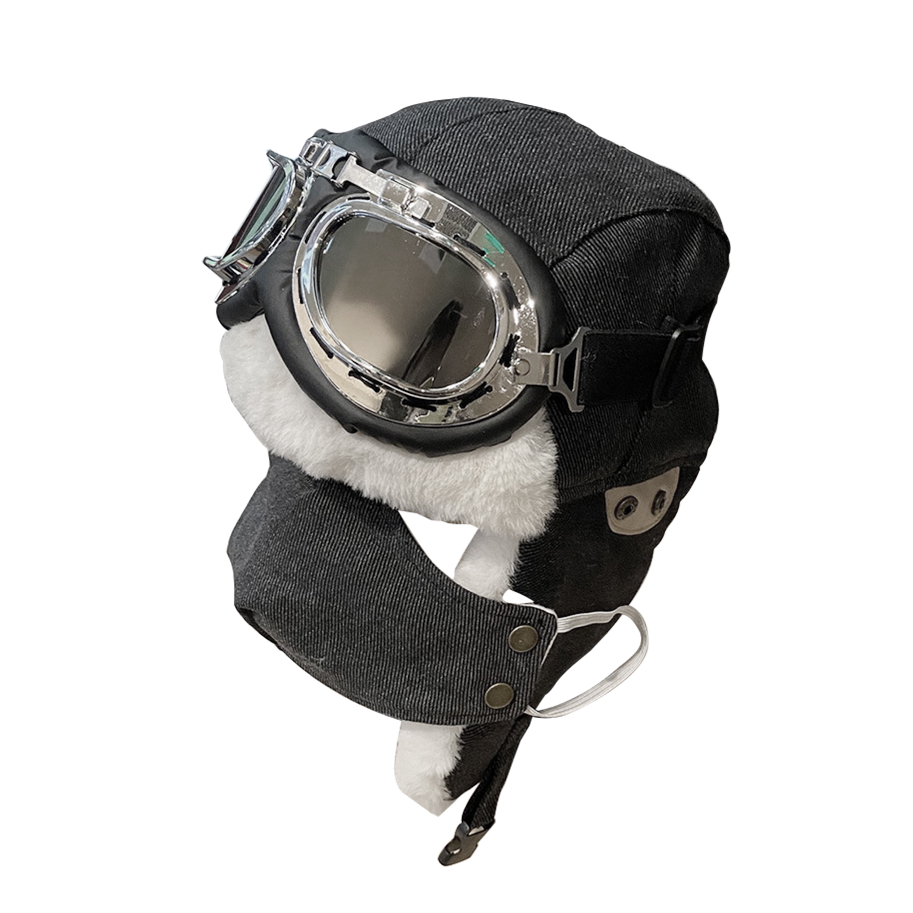 WZCPCV Aviator Hat with Goggles,Ushanka Hat Trapper Hat with Ear Flaps ...