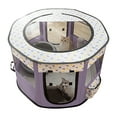 thumbnail image 1 of WZCPCV Portable Foldable Pet Playpen,Foldable Dog Playpen,Pet Kennel Tent for Puppy Dog Cat Rabbit,Dog Kennel for Indoor Outdoor Travel Use - 43"Lx43"Wx22"H, 1 of 8
