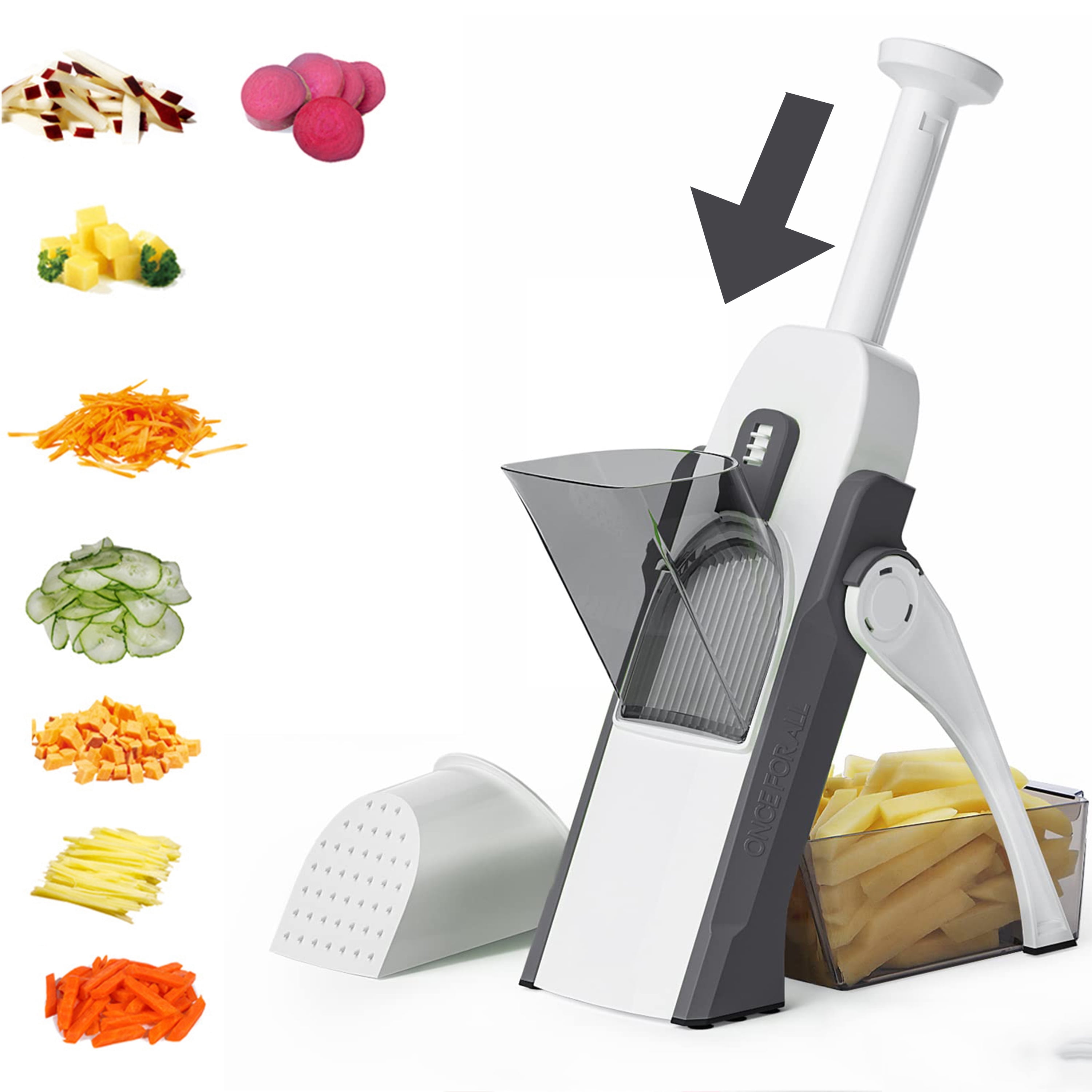 WZCPCV Safe Vegetable Slicer,Safe Slice Mandoline Slicer for Kitchen