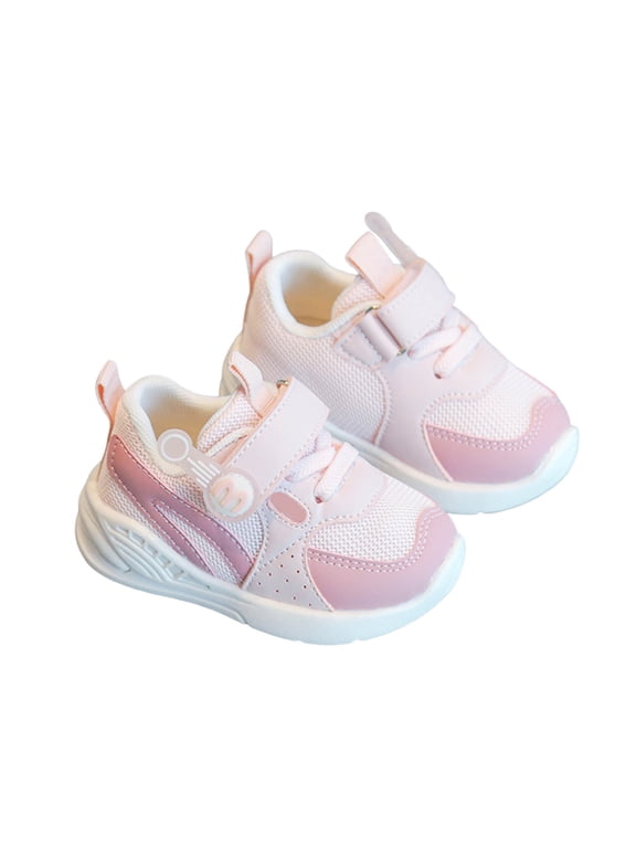 Baby Baby First Walking Sneakers Breathable Mesh Soft Sole First Walking Shoes Spring Autumn Lightweight Non Cozy First Steps Walkers For Toddler Boys Girls Us Sizeï¼5.5