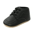 thumbnail image 1 of WZEIIOT Baby Boys First Walking Shoes Unisex Solid Color Non-Skid Soft Sole Casual Shoes, 1 of 8