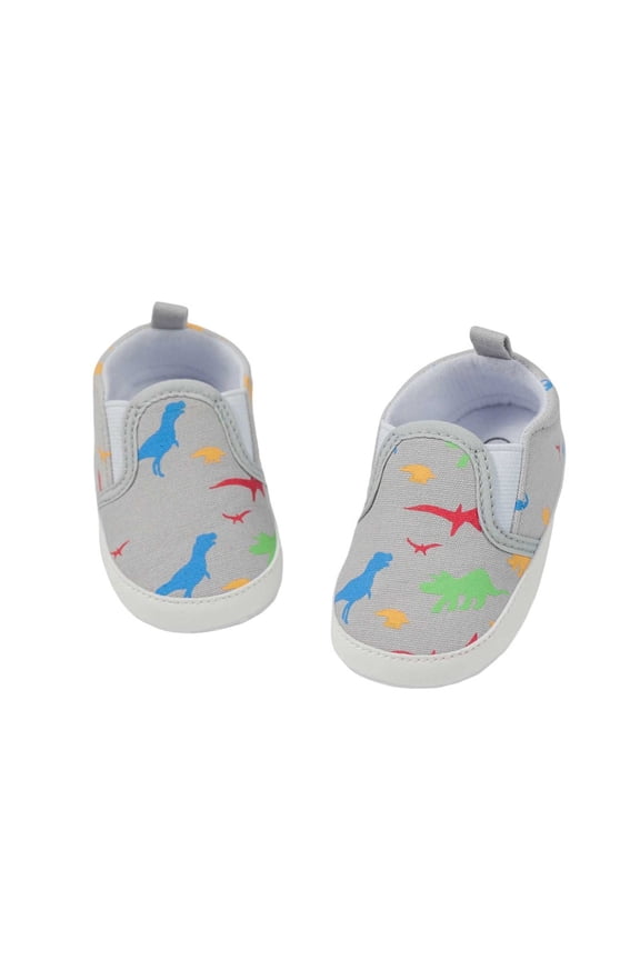 Baby Girls Canvas Shoes Unisex Solid Rubber Sole Sneakers for First Steps Walkers