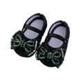 thumbnail image 1 of WZEIIOT Baby Girls Rhinestone First Walking Shoes Sporty Active Soft Sole Shoes with Elastic Straps, 1 of 5