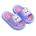 thumbnail image 1 of WZEIIOT Baby Girls Slide Sandals Cute Cartoon Bunny Bathroom Pool Sandals Non- Open Toe Pillow Slippers Outdoor Lightweight Breathable Home House Shoes Us Size:10.5, 1 of 4