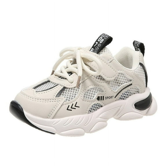 WZEIIOT Baby Girls Sneakers All Season Everyday Casual Sports Breathable Mesh Design Fashion Indoor Outdoor Leisure Trainers Walking Shoes