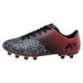 thumbnail image 1 of WZEIIOT Big Boys Cleats Football Sports Firm Ground Anti Wearable Training Shoes Us Size:7.5, 1 of 9