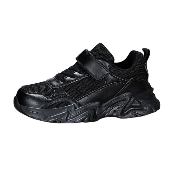 WZEIIOT Girls Fashion Athletic Sneakers Unisex Solid Color Platform Breathable Running Shoes