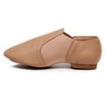 thumbnail image 1 of WZEIIOT Girls Leather Jazz Dance Shoes Casual Solid Color Stretch Soft Sole Training Shoes, 1 of 6