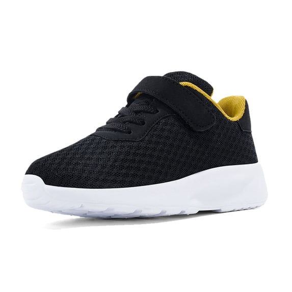 WZEIIOT Girls Mesh Running Shoes Lightwight Breathable Slip On Athletic Sport Sneakers