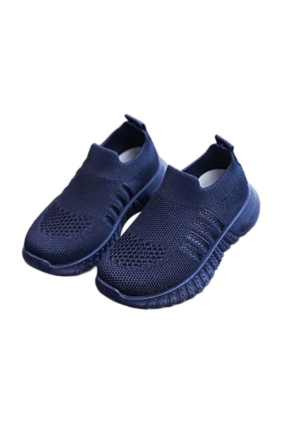 Girls Sock Sneakers Unisex Solid Non Soft Sole Breathable Mesh Sports Shoes