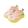 thumbnail image 1 of WZEIIOT Infant Boys Shoes First Walking Soft Soled Cloth Stable Hollow Out Fashion Comfort Shoes Us Size:4, 1 of 9