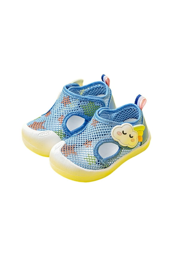 Infant Boys Shoes First Walking Soft Soled Cloth Stable Hollow Out Fashion Comfort Shoes Us Size:4