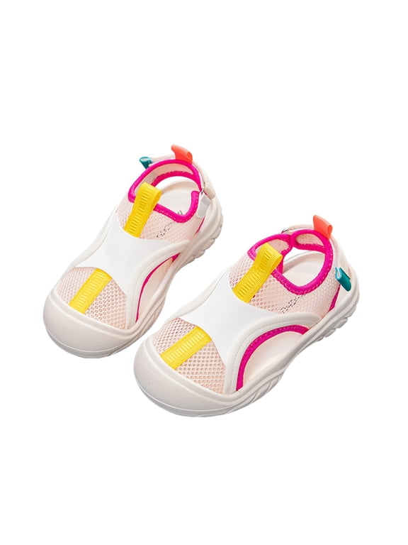 Toddler Boys Sandals Breathable Lightweight Comfortable Mesh Sports Shoes Kids Unisex Style Outdoor Play Beach Open-Toe Sport Sandal