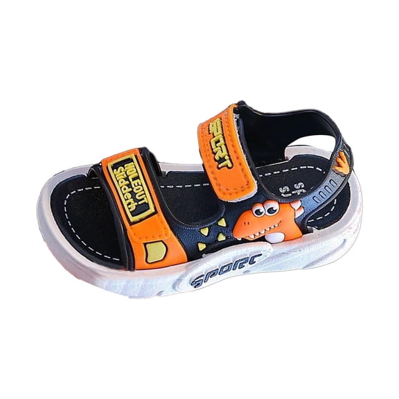 WZEIIOT Toddler Girls Sandal Non Soft Sole Hiking Sandals Kids Girls Casual Outdoor Play School Summer Open-Toe Sport Sandal US size:11