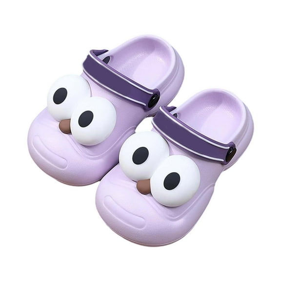 WZEIIOT Toddler Girls Sandal Soft Soled Comfortable Breathable Eva Garden Clogs Shoes Summer Spring Unisex Style Everyday Wear Cute Cartoon Beach Pool Slipper