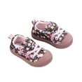 thumbnail image 1 of WZEIIOT Toddler Girls Sneakers Soft Sole Casual Low Top Canvas Shoes With Cute Floral Prints Hook And Loop Closure Lightweight Breathable Comfy Everyday Wear Athletic Shoes, 1 of 6