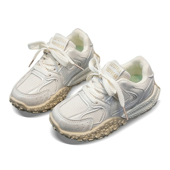 WZEIIOT Toddler Girls Sneakers Spring Autumn Mesh Casual Athletic Shoes Kids Unisex Breathable And Lightweight Sports Shoes