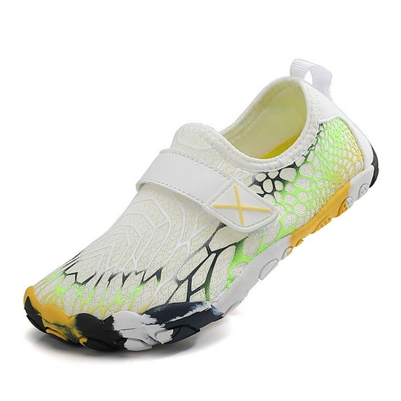WZEIIOT Toddler Girls Water Shoes Comfortable Soft Soled Beach And Beach Wading Barefoot Shoes Kids Boys Girls Fashionable Outdoor Dual-Use Fitness Swimming Shoes