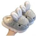thumbnail image 1 of WZEIIOT Toddler Kids Girls Slippers Kawaii Bunny Design Winter Warm Plush Shoes Cozy Indoor Soft Booties Fuzzy Footwears Us Size:2, 1 of 3