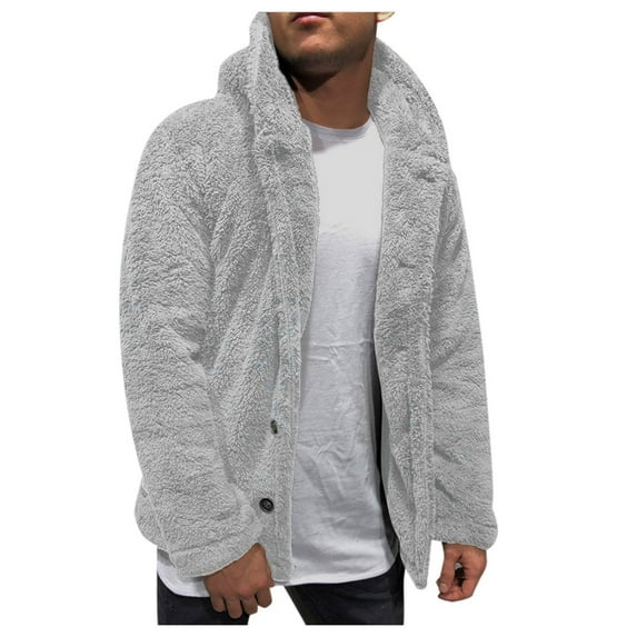 WZHKSN Men'S Printed Coats And Jackets Grey Outwear Xxl