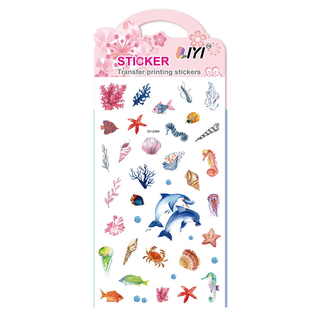 WZHXIN Stickers,New Various Styles Ocean Stickers for Face Masks