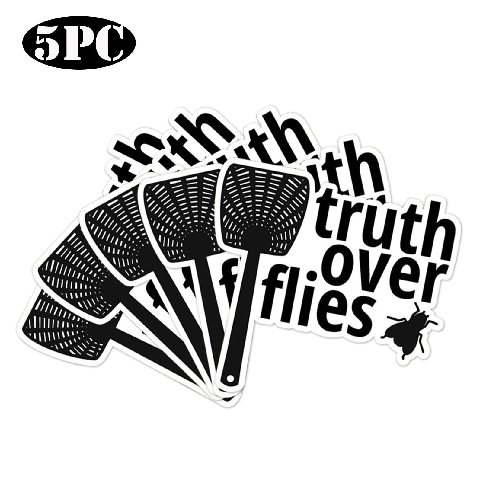 WZHXIN Stickers,Truth Over Fly Swatter Vinyl Sticker Clearance