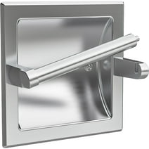 WZKALY Brushed Nickel Recessed Toilet Paper Holder, Contemporary Hotel Style