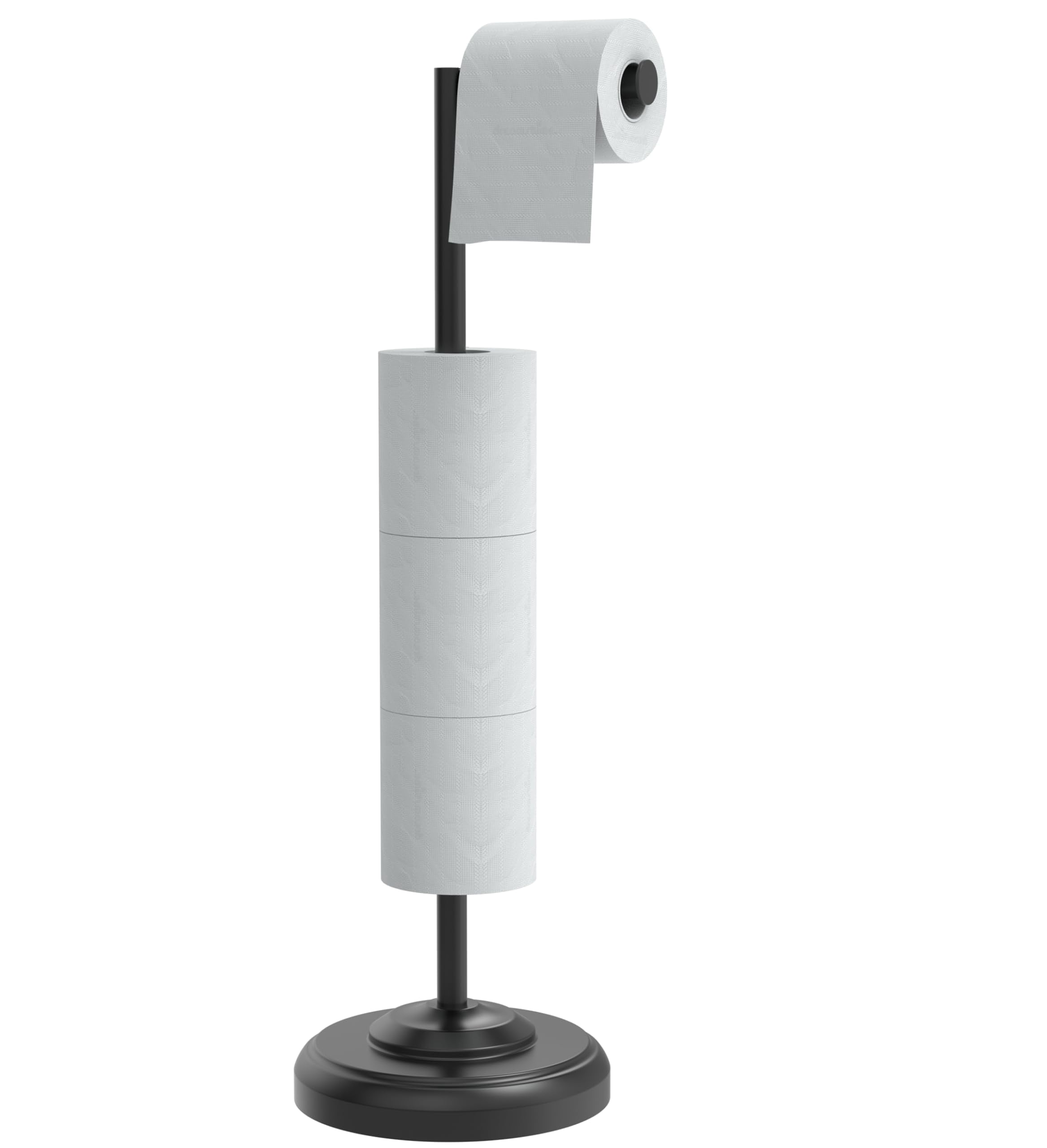 Style Sp WZKALY Freestanding Toilet Paper Holder Stand with Storage - Holds 4 ...