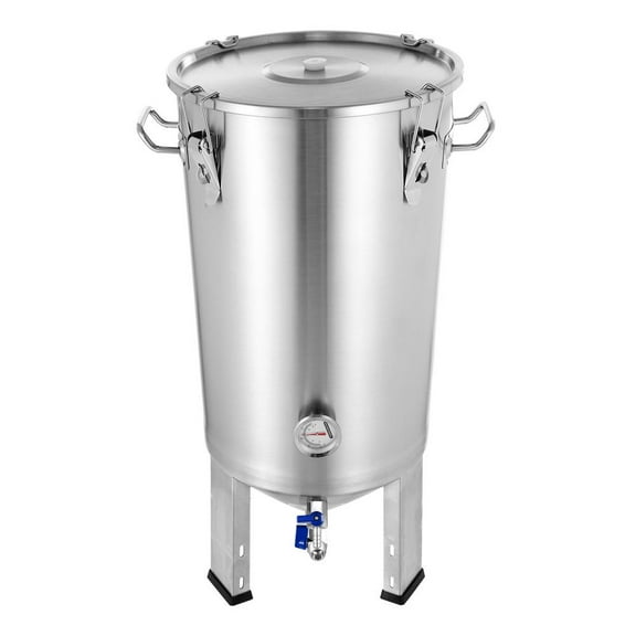 WZTO 30L 304 New stainless steel fermentation barrel wine barrel fermenter self-brewed wine sealed barrel wine making equipment (304)