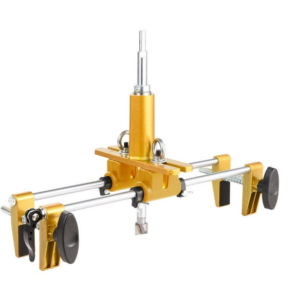 WZTO Door Lock Hole Opener Kit, Updated Lock Mortiser for Wooden Doors, Door Lock Installation Kit Mortising Machine Mortise Jig(12#/14#Open End Wrench+Ruler+Groove+ Positioning Block/Screw+ABS Box)