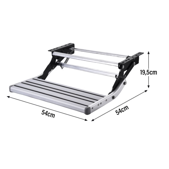 Portable Foldable Rv Steps WZTO Folding Truck Step Portable Single RV Step 330 Lbs Load Non-Slip ...