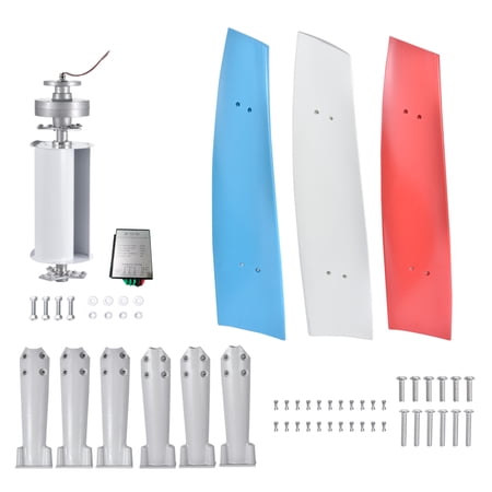 WZTO Small Wind Turbine for Home 3000W 24V Wind Powered Generator AC Permanent Magnet Generator Kit for Home RVs Boats Terraces Cabins amicable