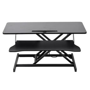 WZTO Stand up Desk Riser Iron Stable Manual Pneumatic Spring Desk Riser Converter Multifunctional Desk Topper Laptop Workstation for Home Schol Company welcoming