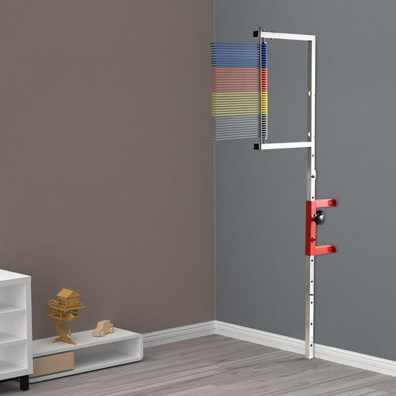 WZTO Vertical Jump Tester Training Aid Vertical Jump Pole Vertical Challenger Wall-Mounted Vertical Jump Measurement Tool, Vertical Height Jump Measure Device 3.9-11.5Ft Adjustable Height, 47"-137"