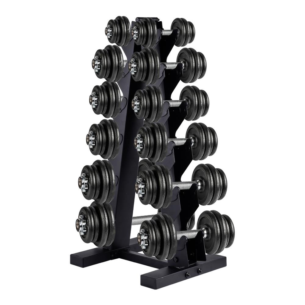 WZTO Weight Rack For Dumbbells Home Gym Space Saver Dumbbell Racks Dumbbell Racks Home Gym Space Saver A-Frame Dumbbell Rack Store 6 Pairs Of Dumbbells designer