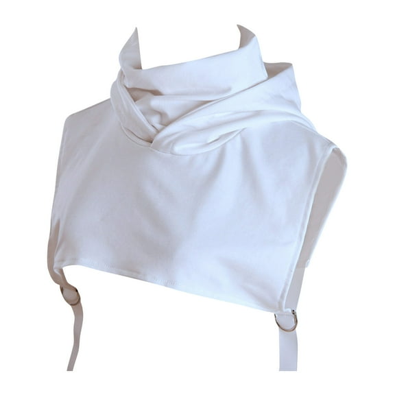 WZXFASHION Detachable Hooded Sweatshirt Collar Fake Hoodie Collar Unisex Layering Accessory One Size 256g