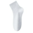 thumbnail image 1 of WZXFASHION Seamless Toe Cotton Mid Calf Socks, Breathable Summer Crew Socks, Comfortable No Show Sock Liner GreyOne Size, 1 of 3