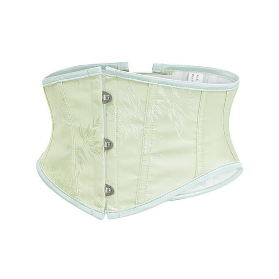WZXFASHION Short Corset Belt Waist Trainer Tummy Control Fashion Body Shaper Green S