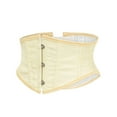 thumbnail image 1 of WZXFASHION Short Corset Belt Waist Trainer Tummy Control Fashion Body Shaper Yellow M, 1 of 4
