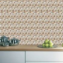 WZXPWT 10PCS Crystal Tile Stickers, DIY Self-Adhesive Wall Stickers, Peel and Stick Tile Stickers, Easy Install Gel Crystal Tiles for Kitchen & Bathroom