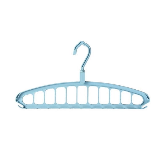 WZXPWT 11-Hole Clothes Hanger, Multifunctional Wardrobe Organizer, Space-Saving Closet Rack for Bedroom and Dormitory Use