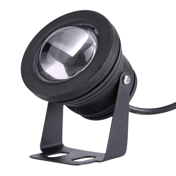 WZXPWT 12V RGBW Submersible LED Pool Light, IP67 Waterproof Outdoor Lamp - 10W Remote-Controlled Fountain Light with 900LM Brightness for Pond/Garden Decoration