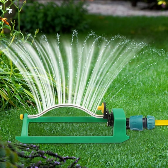 WZXPWT 18-Hole Automatic Sprinkler, Garden Irrigation System, Rotating Arm Sprinkler, Concrete Maintenance Watering Device