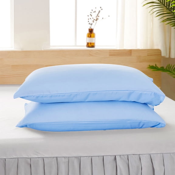 WZXPWT 1PC Pillow Case, Envelope Closure Microfiber Cushion Cover Set, Soft Nylon Spandex Pillow Shams, Shrinkage and Fade Resistant Standard Size 17.7x30 inches
