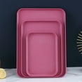 thumbnail image 1 of WZXPWT 3-Piece Rectangular Tray Set, Large Medium Small Serving Trays for Tea Cups, Dinner Plates, and Snack Dishes, 1 of 6