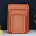 thumbnail image 1 of WZXPWT 3-Piece Rectangular Tray Set, Large Medium Small Serving Trays for Tea Cups, Dinner Plates, and Snack Dishes, 1 of 6