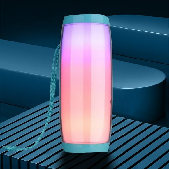 WZXPWT 360° LED Bluetooth Speaker Night Light, Outdoor Subwoofer with Melody Dazzling Lights, High-Fidelity Sound & Voice Call