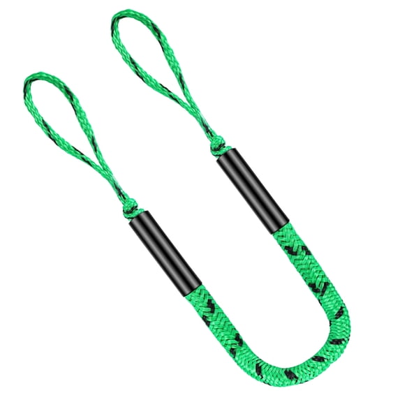 WZXPWT 4FT Bungee Dock Line, Elastic Docking Rope with Built-in Snubber, Moorage Line for Boats and Kayaks, Heavy-Duty Bungee Mooring Cable for Secure Docking