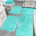 thumbnail image 1 of WZXPWT 5-Piece Bath Mat Set, Soft Absorbent Bathroom Rugs with Non-Slip Backing, Thick Plush Towels for Shower and Toilet, Washable Comfort Floor Mats, 1 of 7