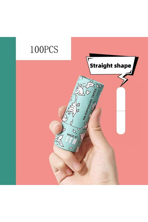 50PCS Underwear Double-Sided Tape, Non-Slip Garment Adhesive Patch, Breathable Collar & Shoulder Strap Reinforcement, Transparent Clothing Repair Strip for Dresses & Shirts